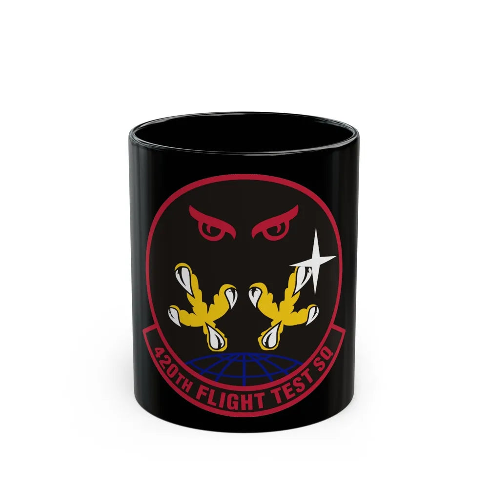 420 Flight Test Squdron AFMC (U.S. Air Force) Black Coffee Mug-11oz-Go Mug Yourself