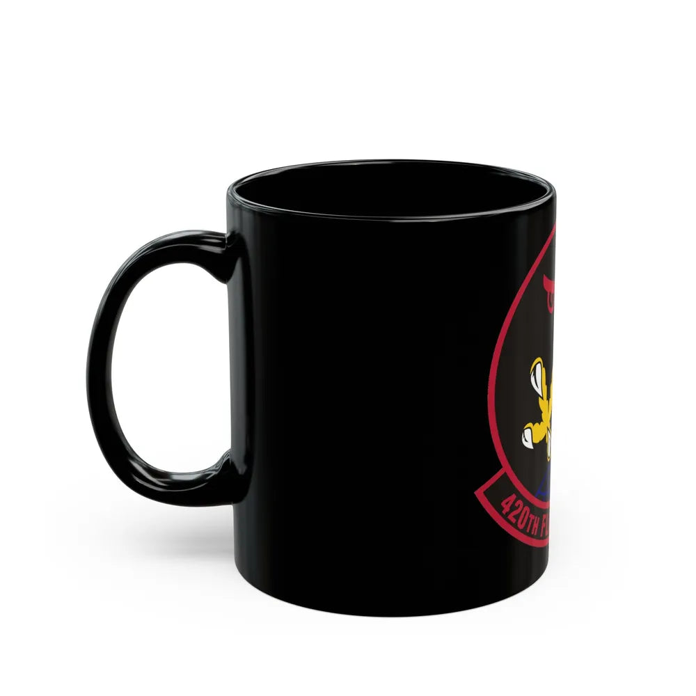 420 Flight Test Squdron AFMC (U.S. Air Force) Black Coffee Mug-Go Mug Yourself