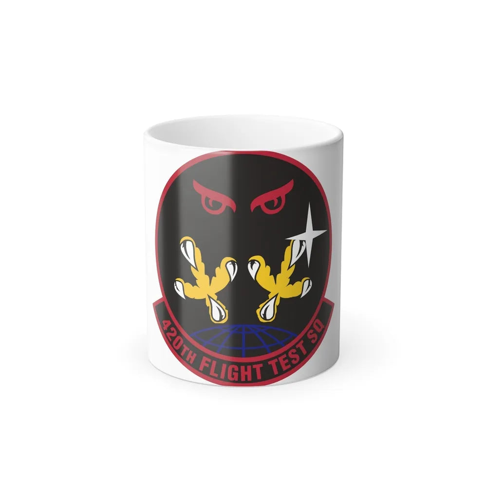 420 Flight Test Squdron AFMC (U.S. Air Force) Color Changing Coffee Mug-11oz-Go Mug Yourself