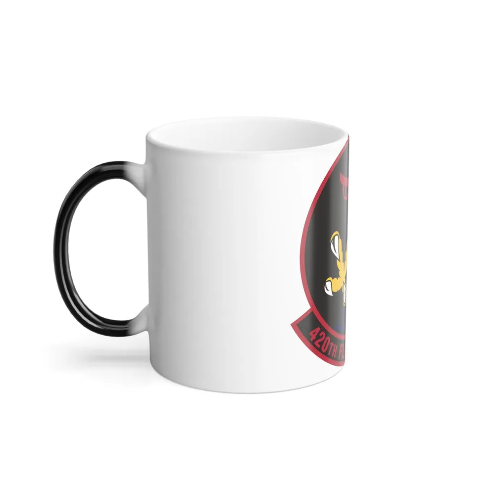 420 Flight Test Squdron AFMC (U.S. Air Force) Color Changing Coffee Mug-Go Mug Yourself