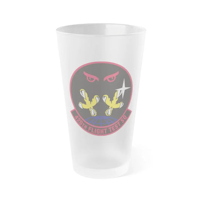 420 Flight Test Squdron AFMC (U.S. Air Force) Frosted Pint Glass 16oz-16oz-Frosted-Go Mug Yourself