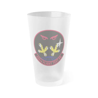 420 Flight Test Squdron AFMC (U.S. Air Force) Frosted Pint Glass 16oz 16oz Frosted - Go Mug Yourself