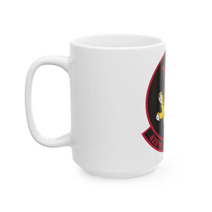 420 Flight Test Squdron AFMC (U.S. Air Force) White Coffee Mug - Go Mug Yourself
