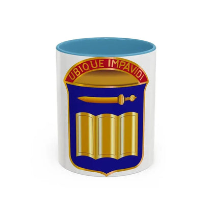 420 Infantry Regiment (U.S. Army) Accent Coffee Mug 11oz Light Blue - Go Mug Yourself