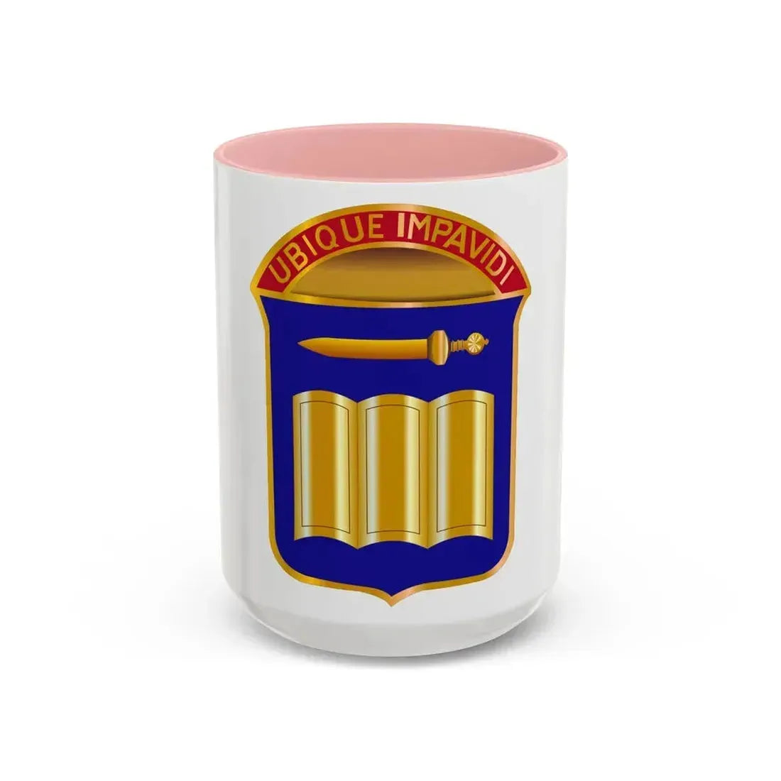 420 Infantry Regiment (U.S. Army) Accent Coffee Mug 15oz Pink - Go Mug Yourself