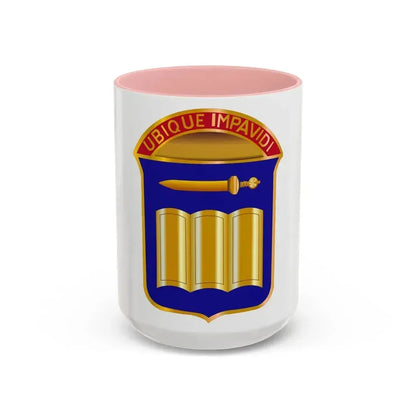 420 Infantry Regiment (U.S. Army) Accent Coffee Mug 15oz Pink - Go Mug Yourself
