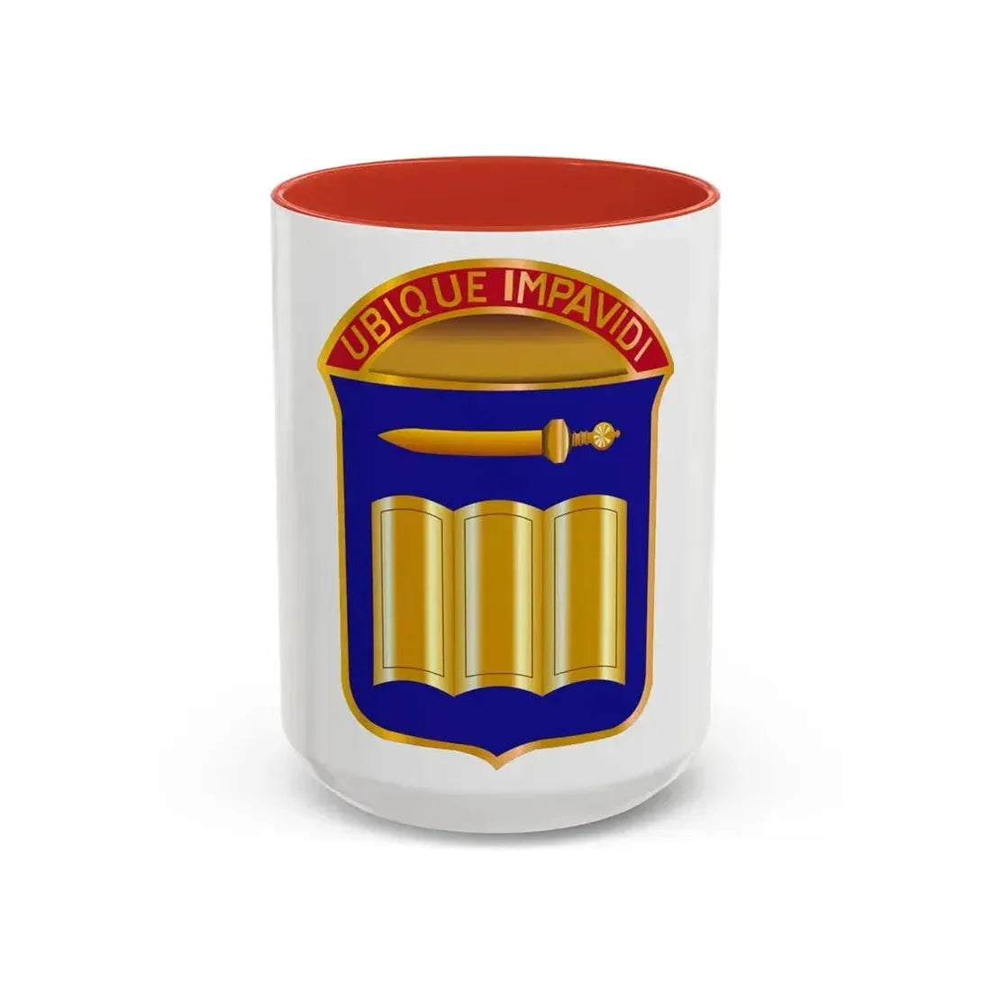 420 Infantry Regiment (U.S. Army) Accent Coffee Mug 15oz Red - Go Mug Yourself