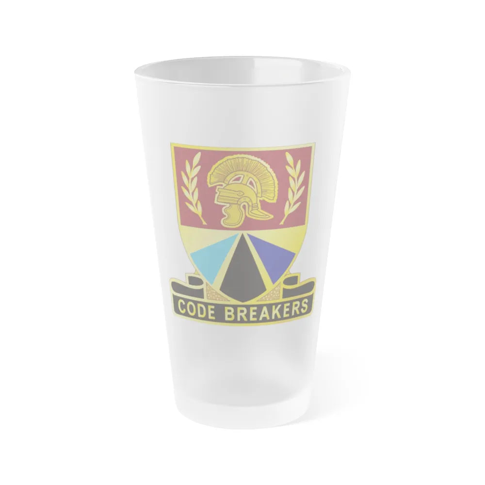 420 Transportation Battalion (U.S. Army) Frosted Pint Glass 16oz-Go Mug Yourself