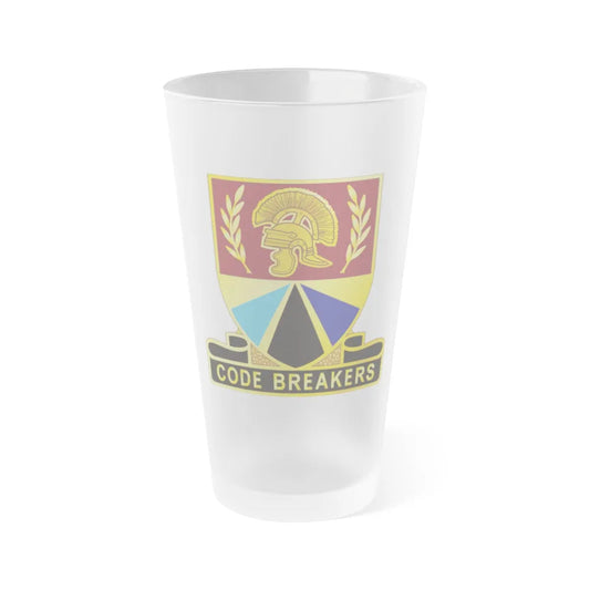 420 Transportation Battalion (U.S. Army) Frosted Pint Glass 16oz-Go Mug Yourself