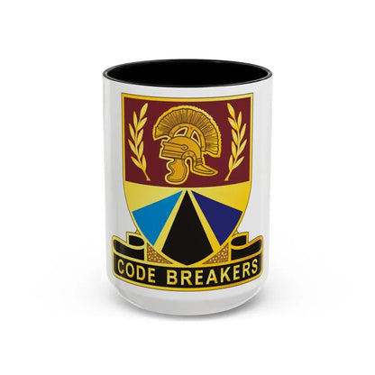 420 Transportation Battalion (U.S. Army) Accent Coffee Mug 15oz Black - Go Mug Yourself