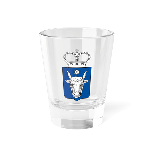 CoA from Flag of the Moldavian Army 1849 (Oman) (Coat of Arms) Shot Glass 1.5oz