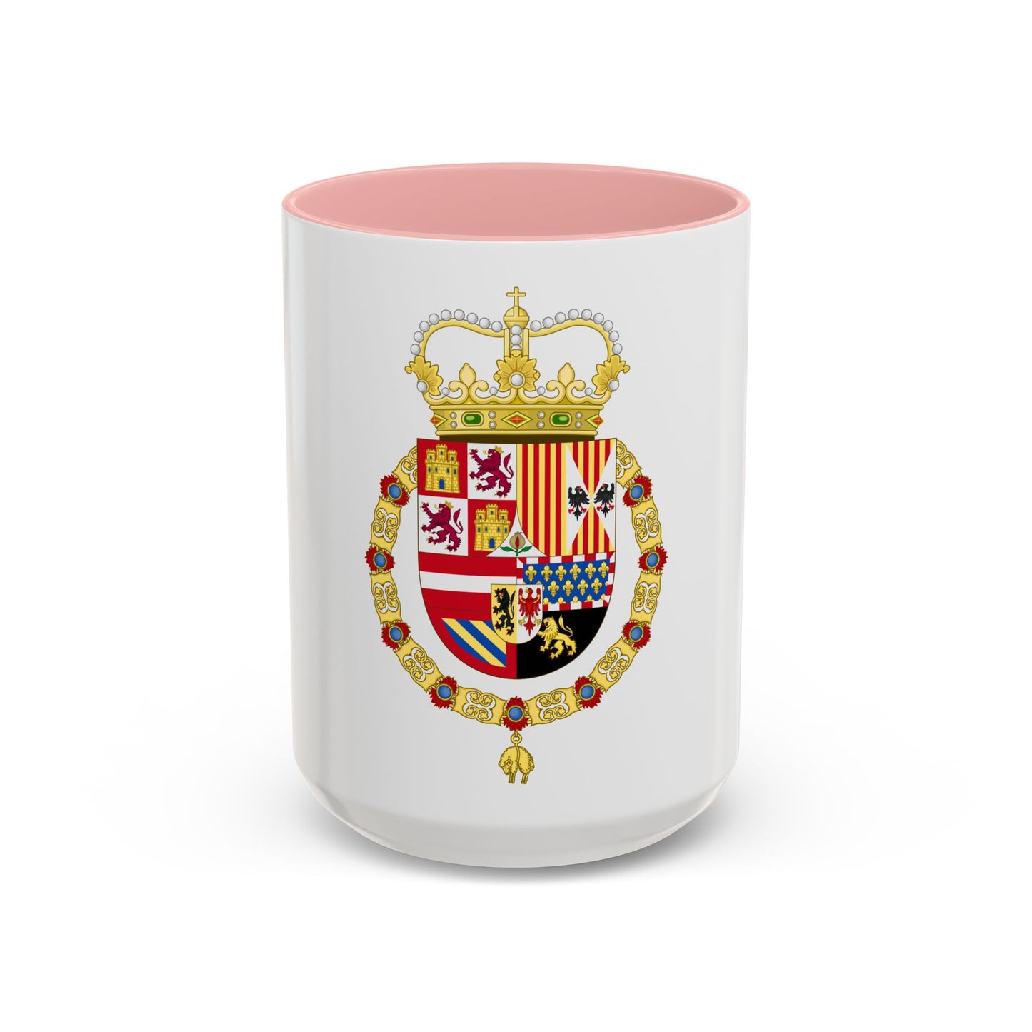 Coat of Arms of Charles II of Spain (1668-1700) - Accent Coffee Mug