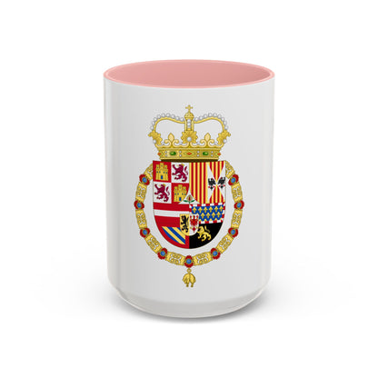 Coat of Arms of Charles II of Spain (1668-1700) - Accent Coffee Mug