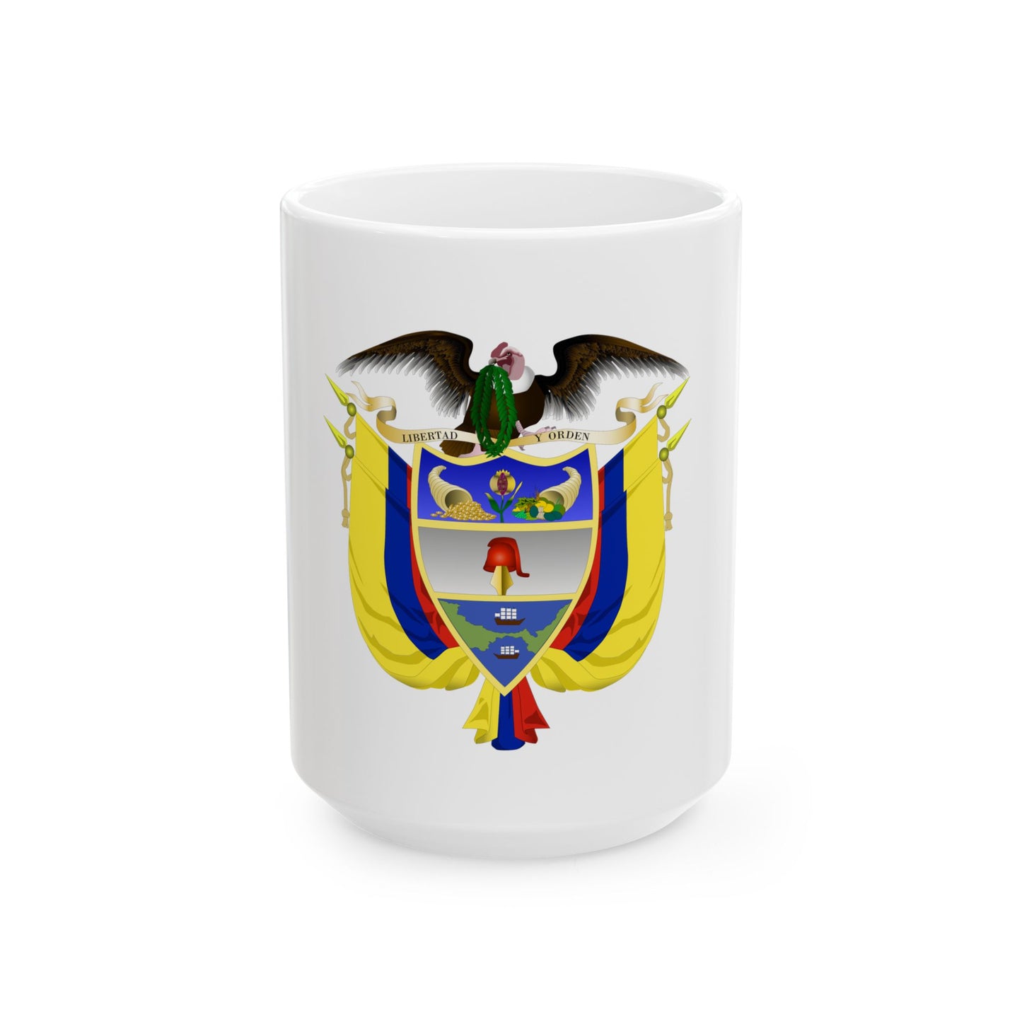 Coat of arms of Colombia 5 - White Coffee Mug