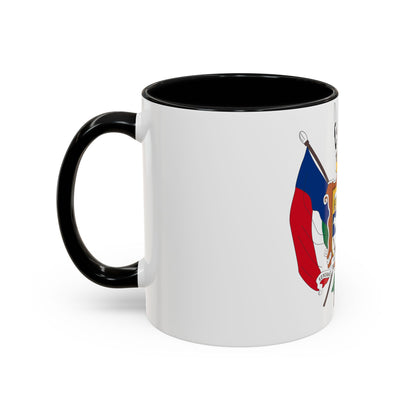 Coat of arms of the Nieuwe Republiek - Accent Coffee Mug