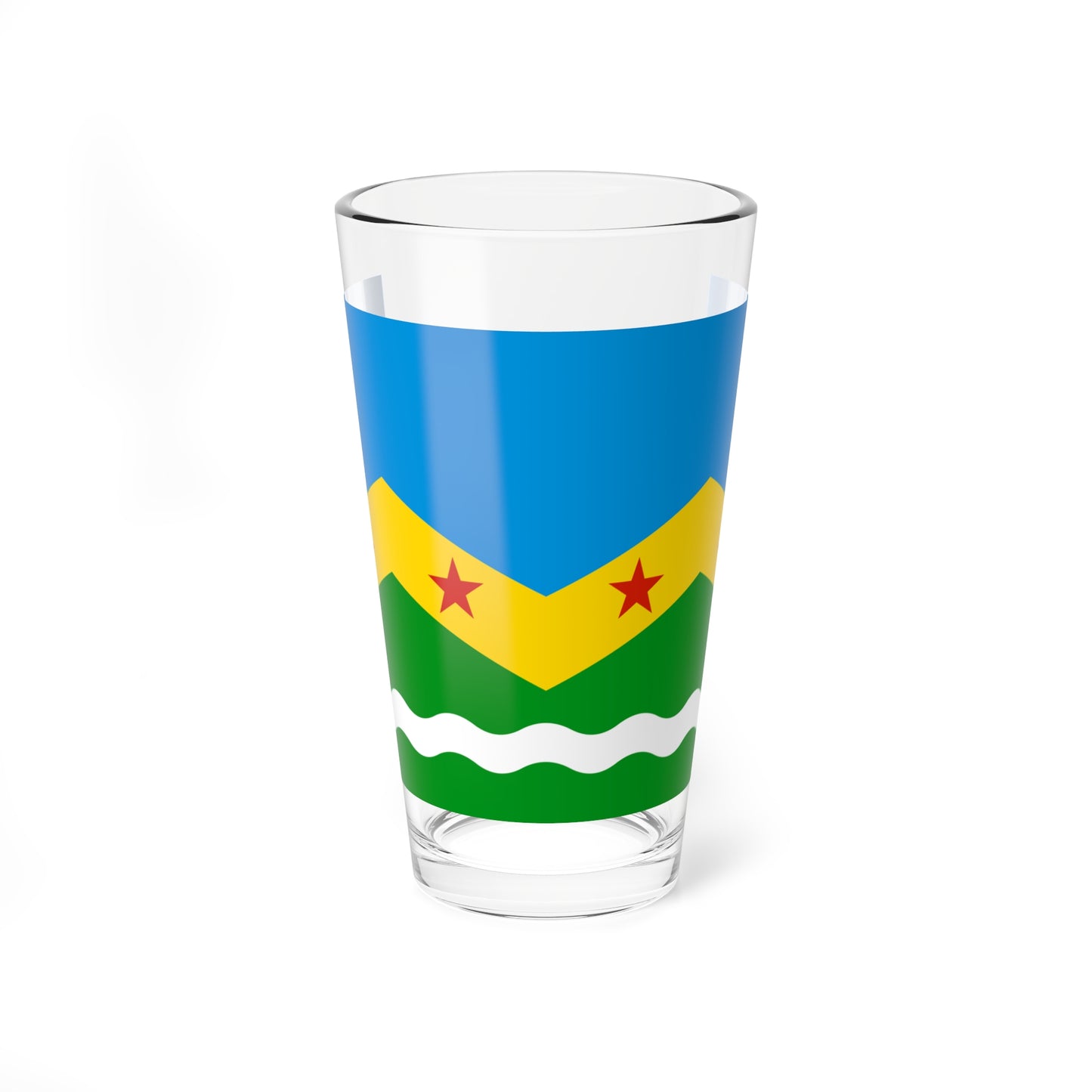 Flag of Marushkinskoe Moscow oblast (Russia) Pint Glass 16oz