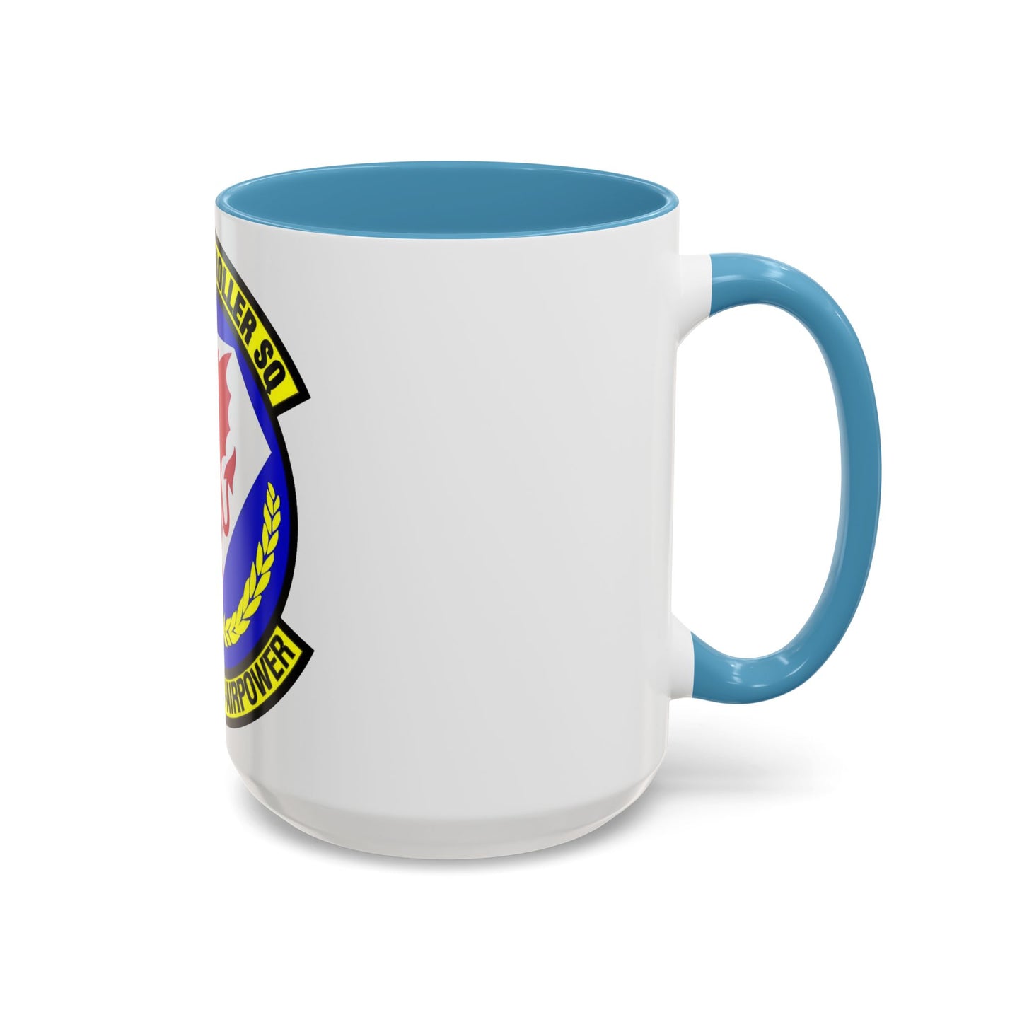 100 Comptroller Squadron USAFE (U.S. Air Force) Accent Coffee Mug