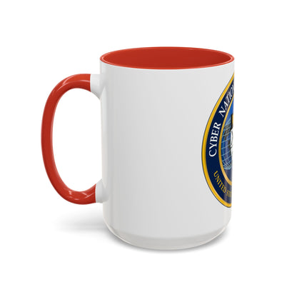 Cyber National Mission Force (U.S. Army) Accent Coffee Mug