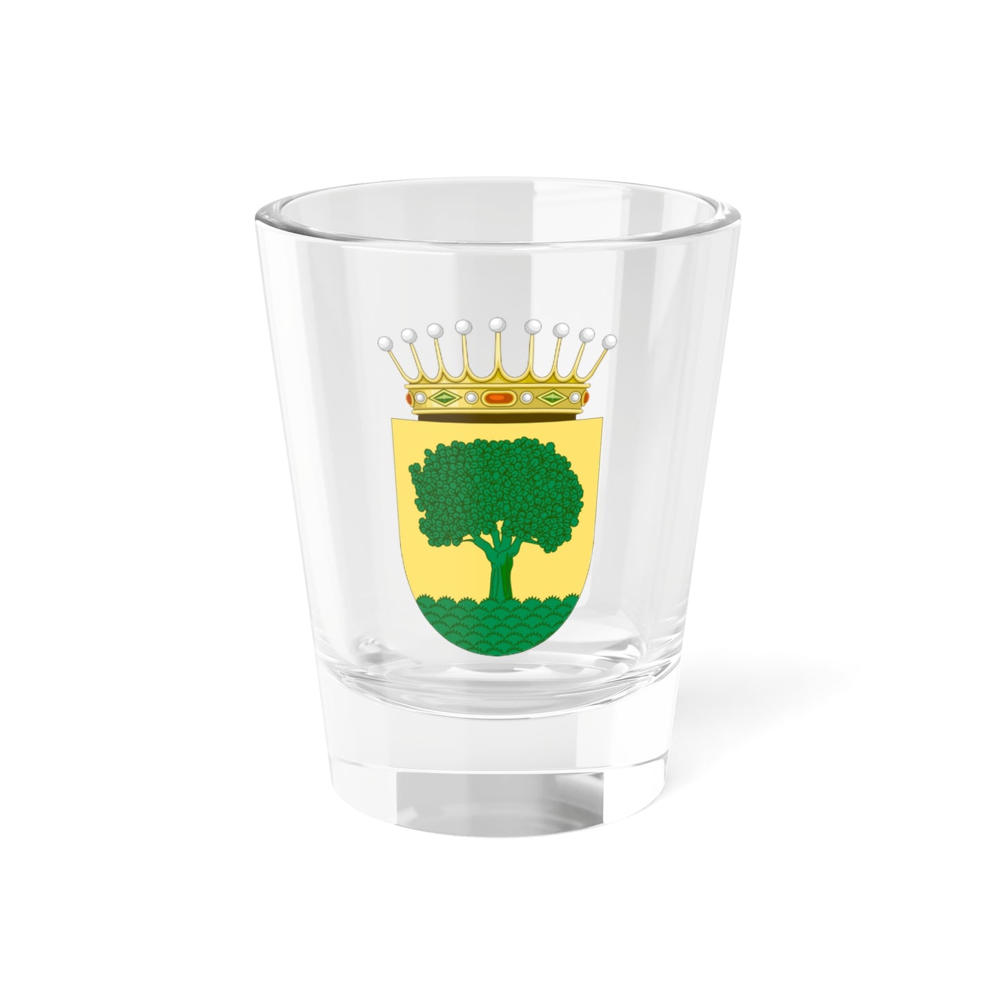 Escudo del Condado de Príes (Spain) (Coat of Arms) Shot Glass 1.5oz