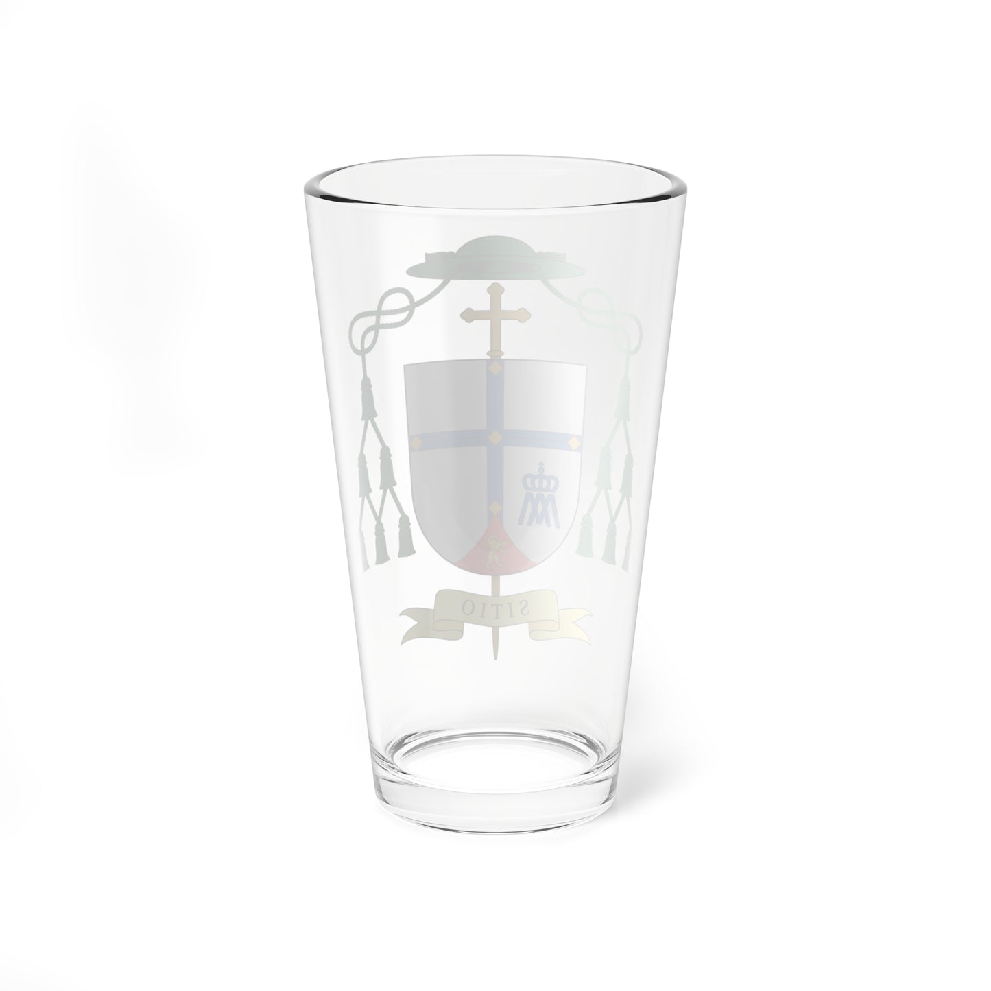 Escudo de Jesús Vidal Chamorro (Spain) (Coat of Arms) Pint Glass 16oz