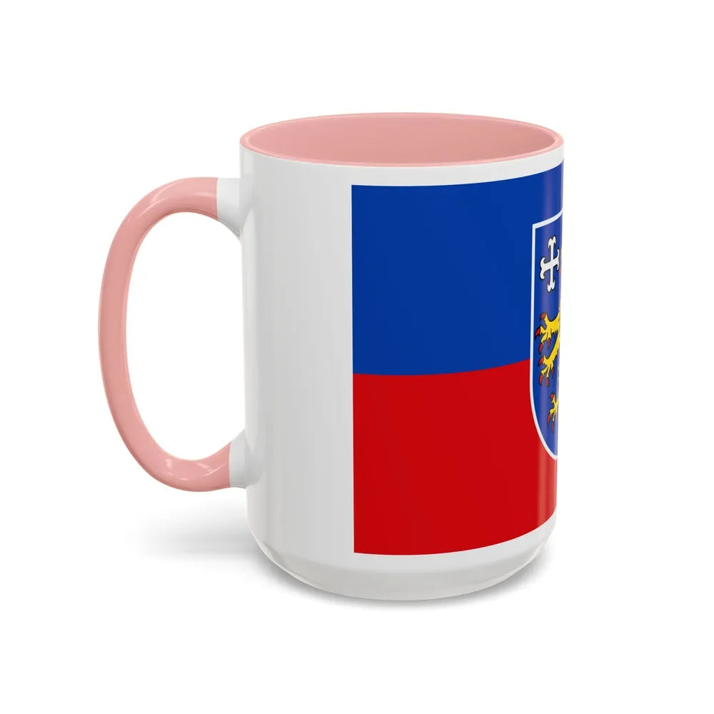 Flag of Friesland Germany - Accent Coffee Mug-Go Mug Yourself