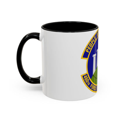 460 Force Support Squadron AFSPC (U.S. Air Force) Accent Coffee Mug