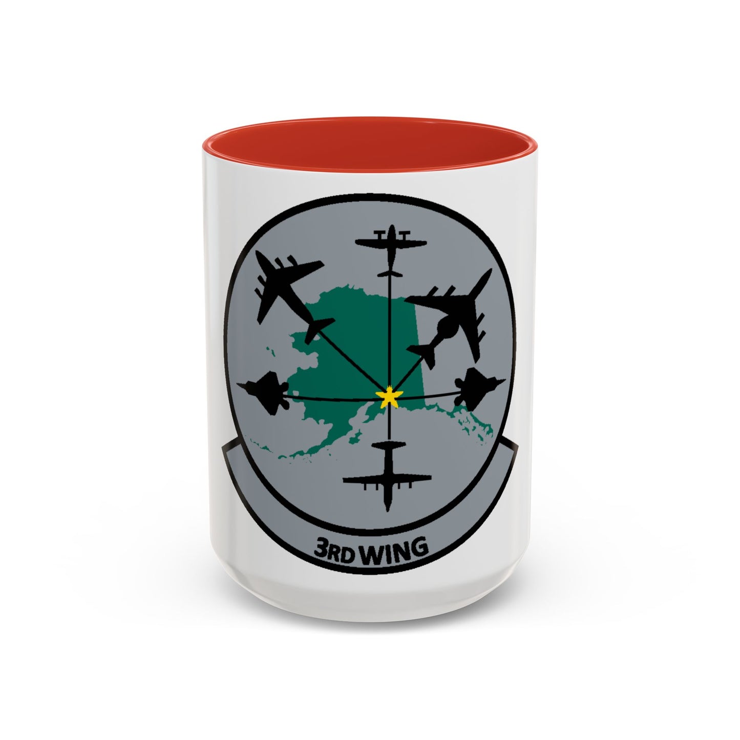 3rd Wing v2 (U.S. Air Force) Accent Coffee Mug