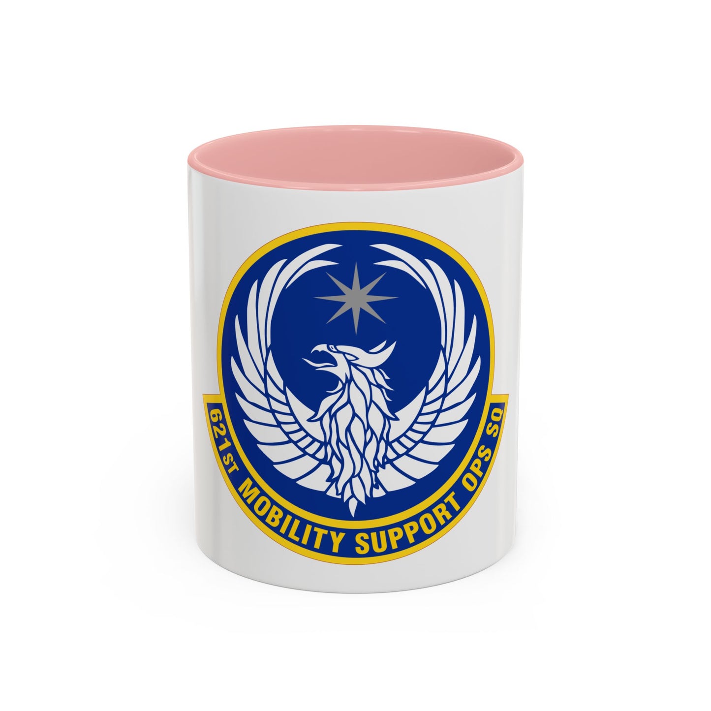 621 Mobility Support Operations Squadron AMC (U.S. Air Force) Accent Coffee Mug