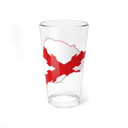 Flag map of Easter Island 1770 (Spain) Pint Glass 16oz