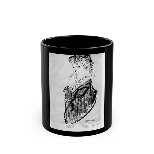 Geraldine Page, star of The Immoralist, 1954 - Black Coffee Mug-11oz-Go Mug Yourself