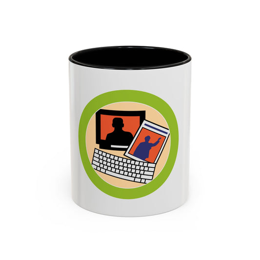 Journalism (Boy Scout Merit Badge) Accent Coffee Mug
