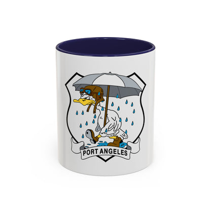 USCG Air Station Port Angeles PAAS (U.S. Coast Guard) Accent Coffee Mug