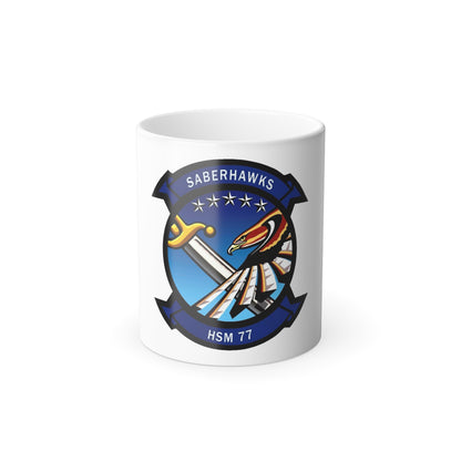 HSM 77 Helicopter Maritime Strike Squadron 77 (U.S. Navy) Color Changing Mug 11oz