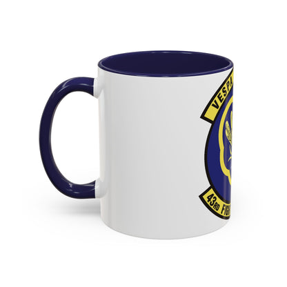 43d Fighter Squadron (U.S. Air Force) Accent Coffee Mug