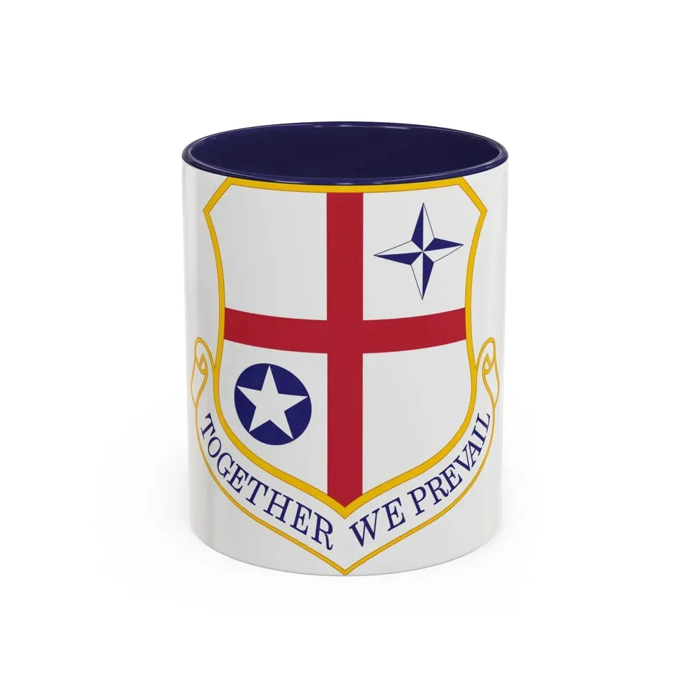 420th Air Base Group (U.S. Air Force) Accent Coffee Mug 11oz Navy - Go Mug Yourself