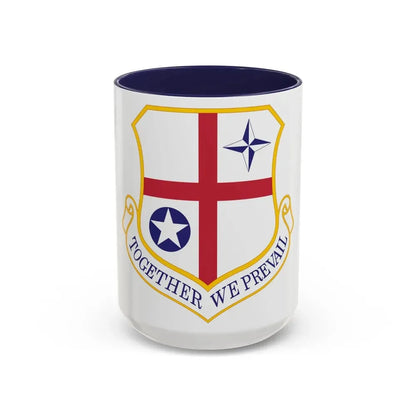 420th Air Base Group (U.S. Air Force) Accent Coffee Mug 15oz Navy - Go Mug Yourself