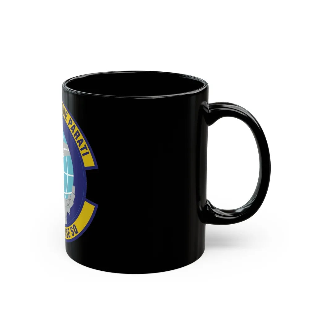 420th Air Base Squadron (U.S. Air Force) Black Coffee Mug-Go Mug Yourself