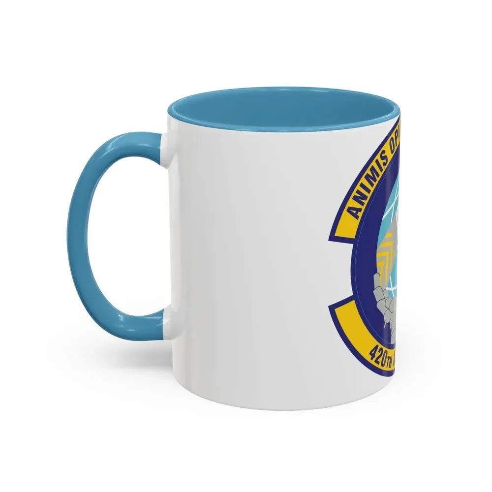 420th Air Base Squadron (U.S. Air Force) Accent Coffee Mug - Go Mug Yourself