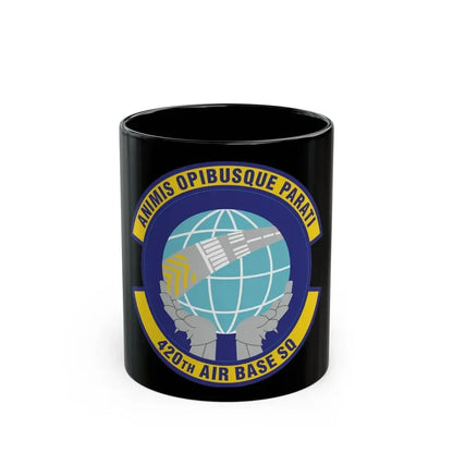 420th Air Base Squadron (U.S. Air Force) Black Coffee Mug 11oz - Go Mug Yourself