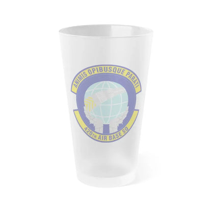 420th Air Base Squadron (U.S. Air Force) Frosted Pint Glass 16oz Default Title - Go Mug Yourself