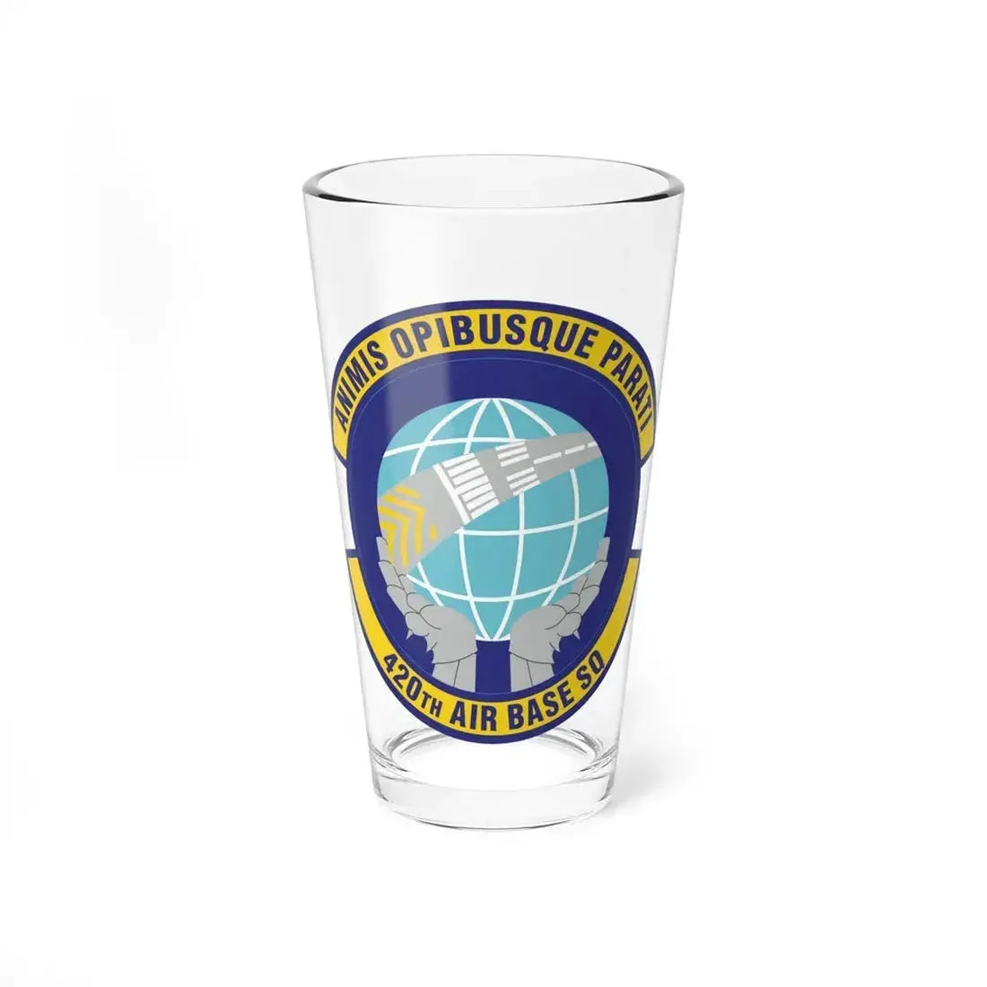 420th Air Base Squadron (U.S. Air Force) Pint Glass 16oz 16oz - Go Mug Yourself