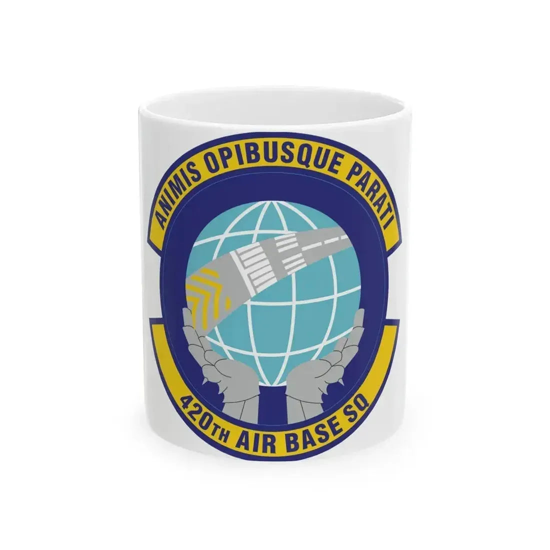 420th Air Base Squadron (U.S. Air Force) White Coffee Mug 11oz - Go Mug Yourself