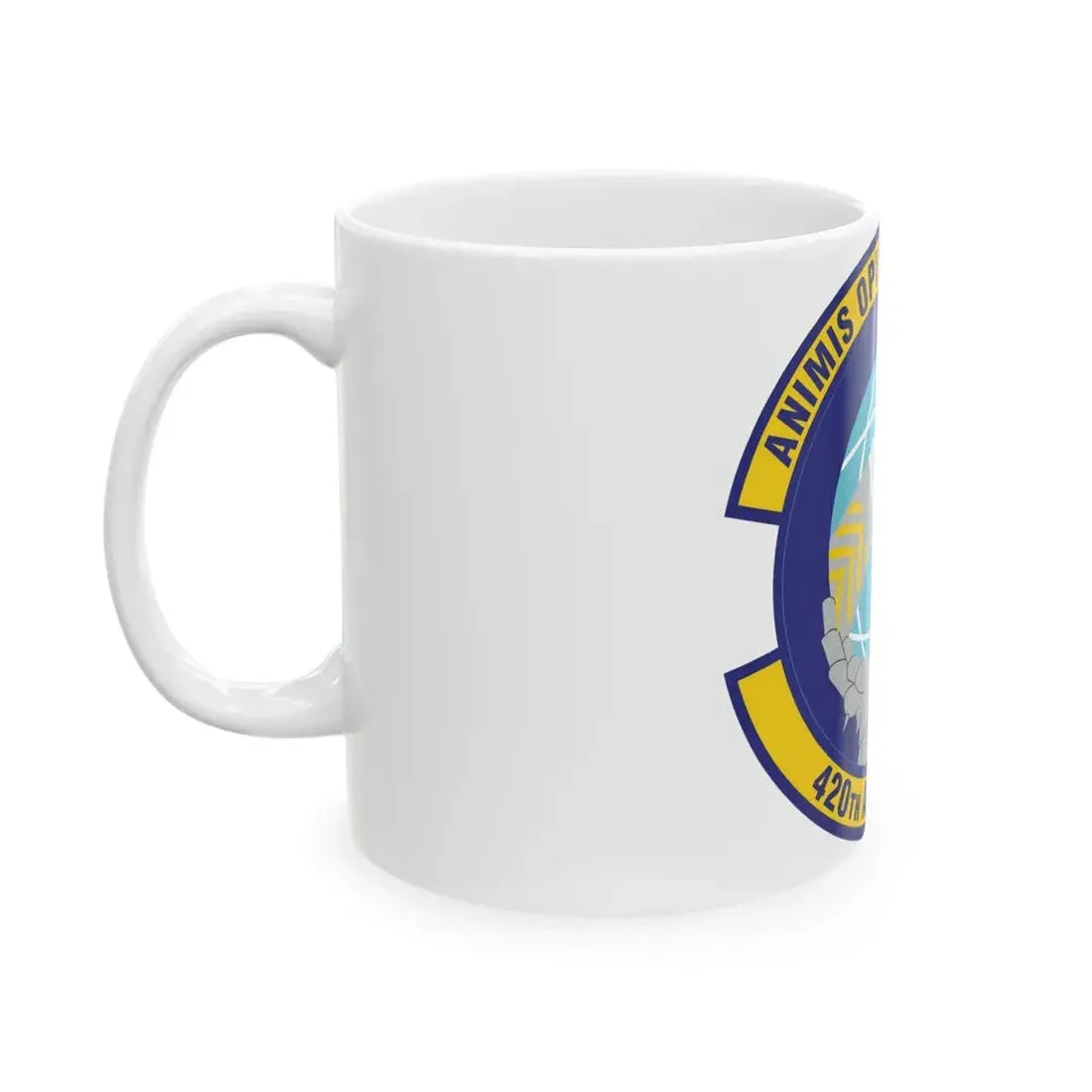 420th Air Base Squadron (U.S. Air Force) White Coffee Mug - Go Mug Yourself