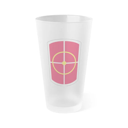 420th Engineer Brigade (U.S. Army) Frosted Pint Glass 16oz-Go Mug Yourself