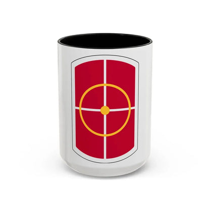 420th Engineer Brigade (U.S. Army) Accent Coffee Mug 15oz Black - Go Mug Yourself