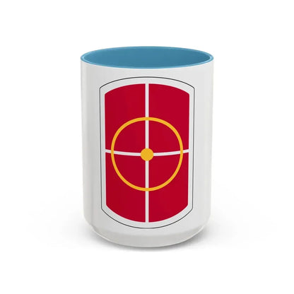 420th Engineer Brigade (U.S. Army) Accent Coffee Mug 15oz Light Blue - Go Mug Yourself