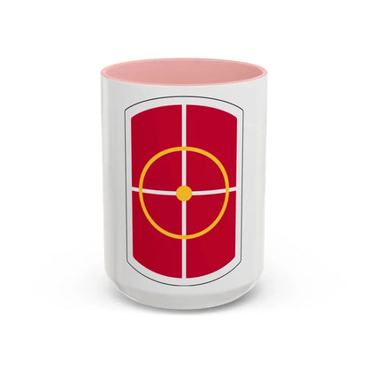 420th Engineer Brigade (U.S. Army) Accent Coffee Mug 15oz Pink - Go Mug Yourself