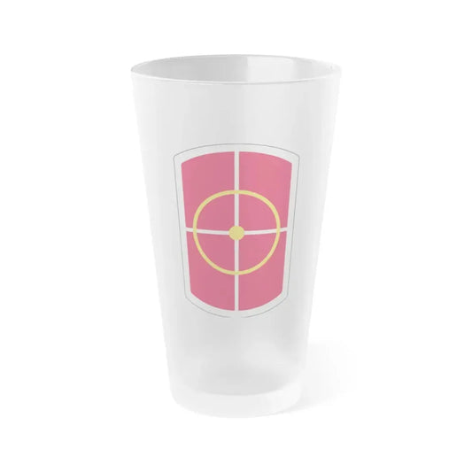 420th Engineer Brigade (U.S. Army) Frosted Pint Glass 16oz Default Title - Go Mug Yourself