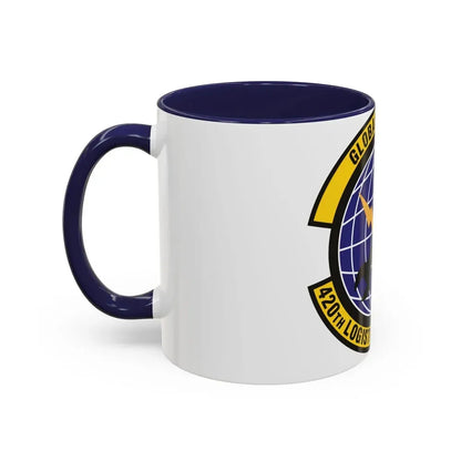 420th Logistics Readiness Squadron (U.S. Air Force) Accent Coffee Mug - Go Mug Yourself