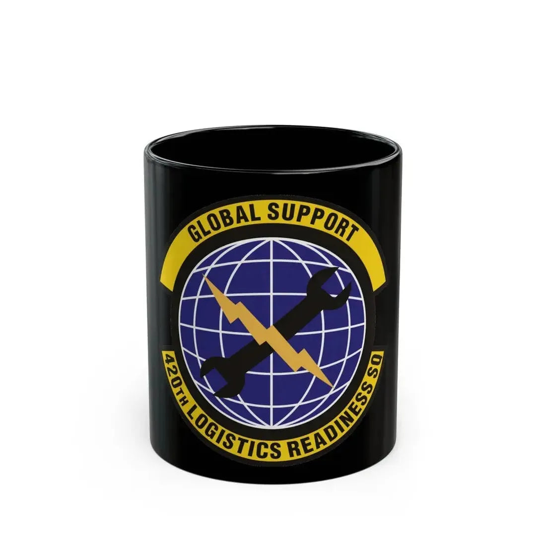 420th Logistics Readiness Squadron (U.S. Air Force) Black Coffee Mug 11oz - Go Mug Yourself